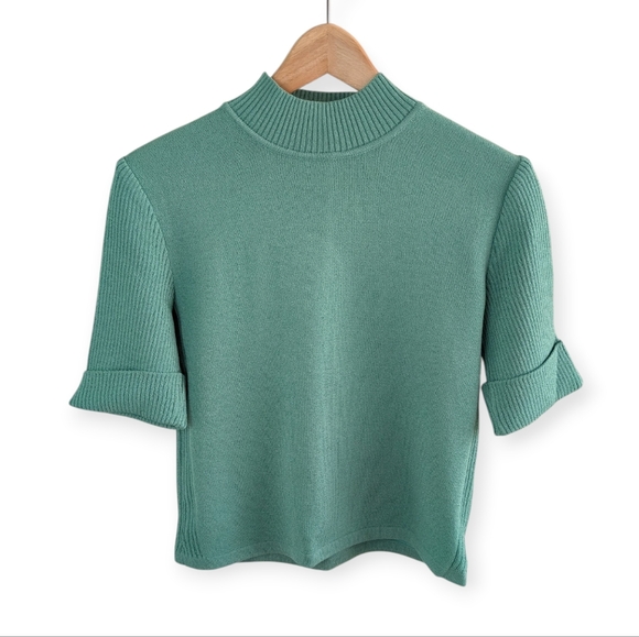 St John Sport Tops - St John Sport Santana Knit Top Green P